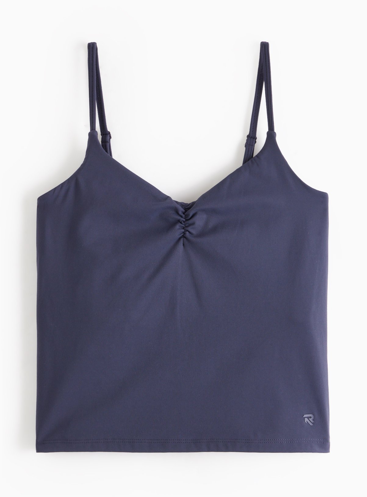 REAKTIV Blue Soft Touch Yoga Ruched Detail Co-ord Vest M - Image 5 thumbnail